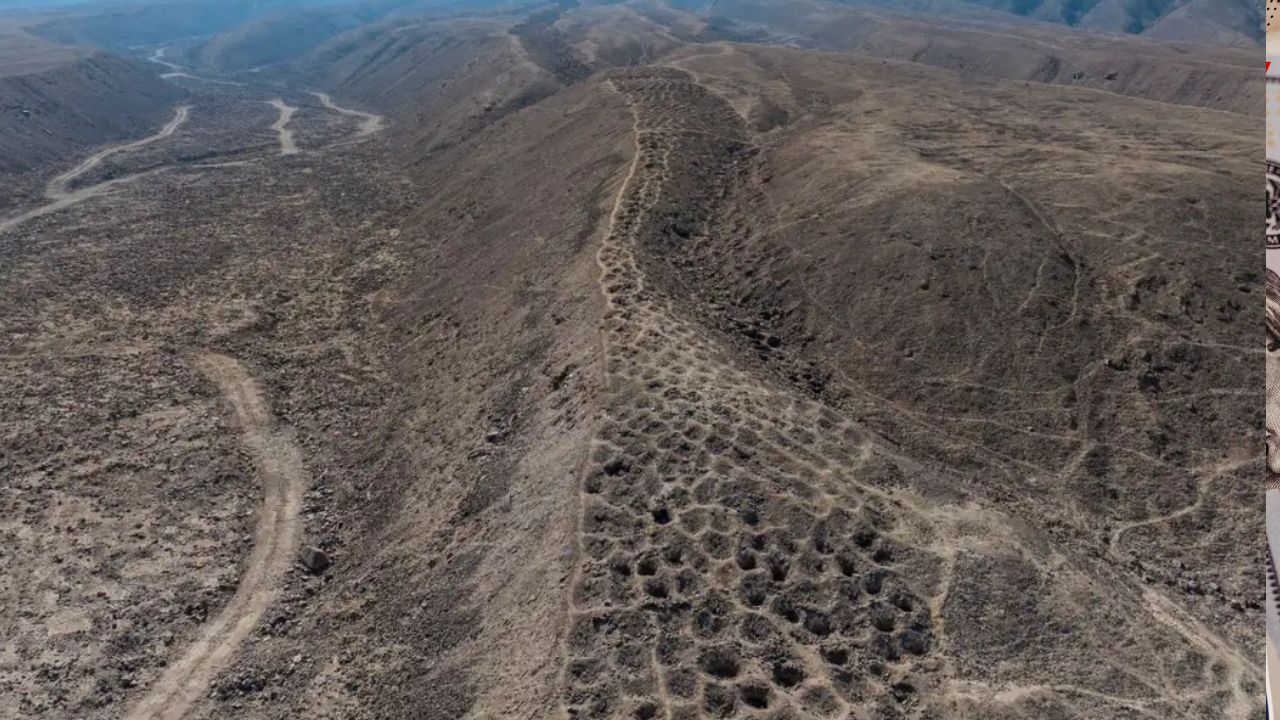5,200 Holes Carved into a Peruvian Mountain